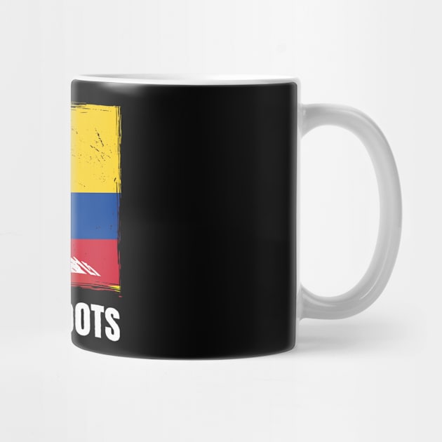 Proud Colombia Flag, Colombia gift heritage, Colombian girl Boy Friend by JayD World